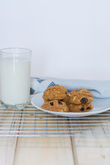 Homemade Raisin cookies.