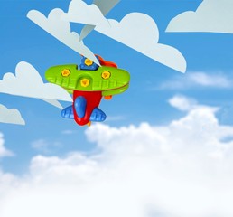 Obraz na płótnie Canvas Toy Airplane.