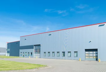 Photo sur Plexiglas Bâtiment industriel large warehouse exterior