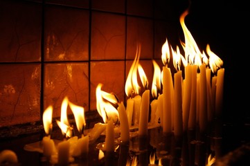 Church candles