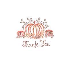 Thanksgiving, sketch, hand drawing, vector, illustration