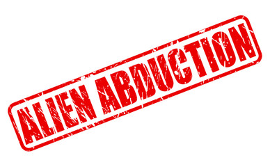 ALIEN ABDUCTION red stamp text