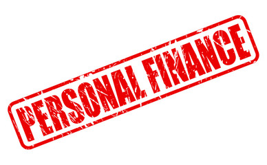 PERSONAL FINANCE red stamp text