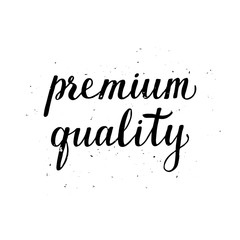 Fototapeta premium Typographic poster with hand drawn lettering