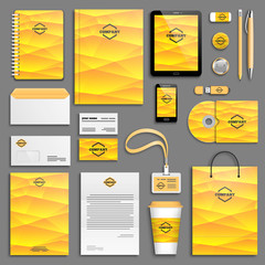 Corporate identity template set