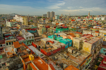 Panorama of Havana city Vedado District