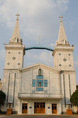 church place at Nakhonphanom, Thailand