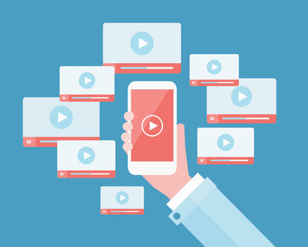 business video marketing content on mobile online 