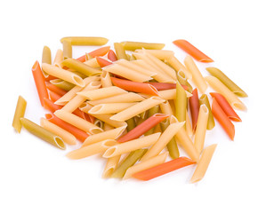 Pasta isolated on white background