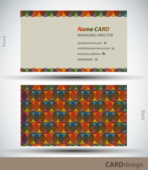 Naklejka premium Card design