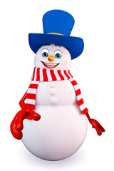 Cartoon Snowman