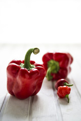 Red peppers