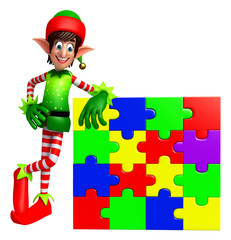 elves with puzzle