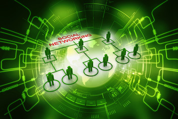 business network concept