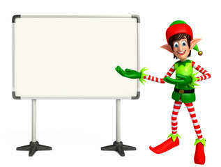 elves with display board