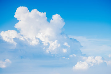 Naklejka na ściany i meble view Clouds and sky from airplane window