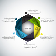 Inforgraphic elements - Transparent shadows , easy to place on all surfaces