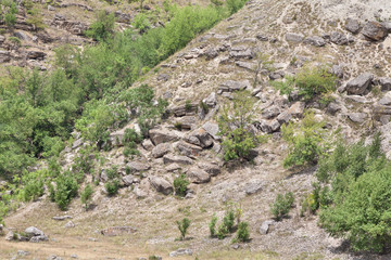 big stones on the hill