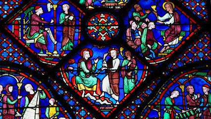 Stained Glass at Chartres Cathedral