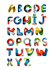 Fototapeta premium Collection of alphabet letters logos design elements