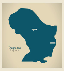 Modern Map - Dagana BT