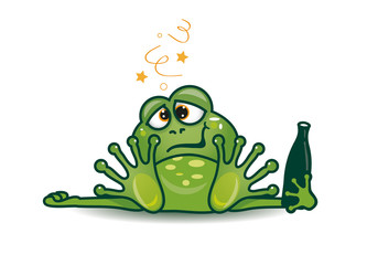 Betrunkener Frosch