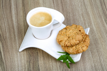 Coffee with pastry