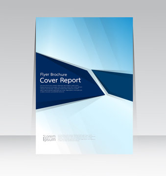 Vector design for Cover Report Annual Brochure Flyer in A4 size