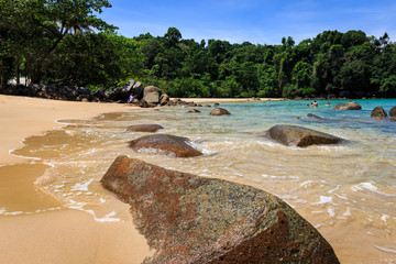 Small Sandy Beach im Lam Ru Nationalpark Khao Lak, Thailand