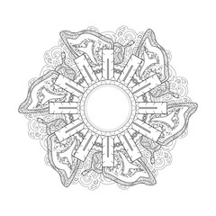 exquisite mandala pattern design