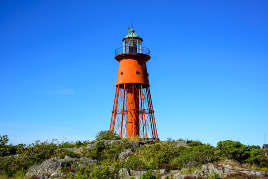 Old steel lighthouse