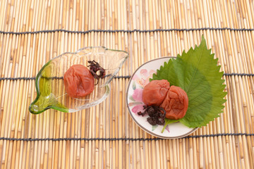 おいしそうな梅干し