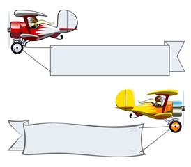 Cartoon Biplane © Mechanik