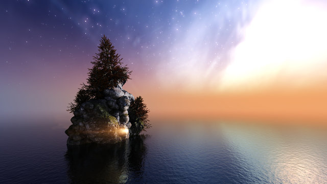 Mystische Landschaft