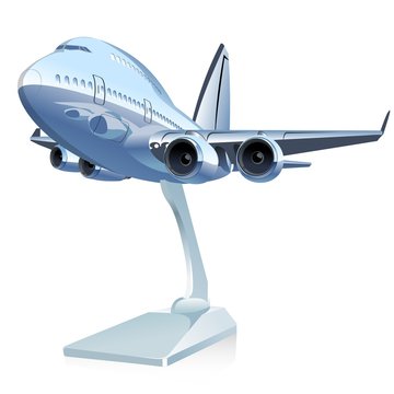 recommend clip art: Vector Cartoon Airliner