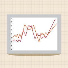 Financial charts theme elements