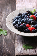 assortment of berries