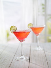 Solf Drink with window background