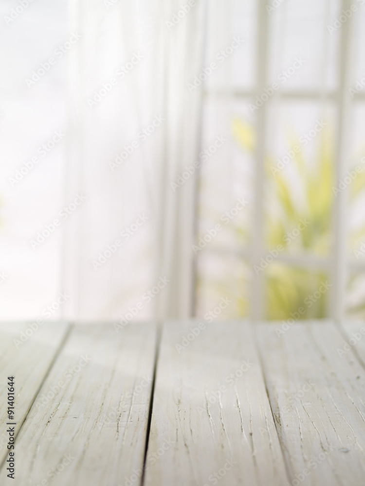 Canvas Prints close-up look at wooden with morning bright