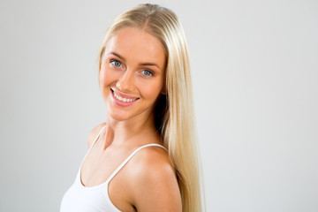 Fototapeta premium Beautiful female model