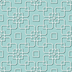 Obraz premium Vector Abstract Seamless Geometric Islamic Wallpaper. 