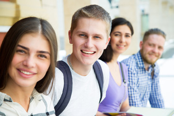 Group of student outdoor