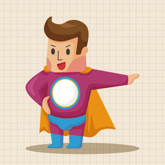 superman theme elements