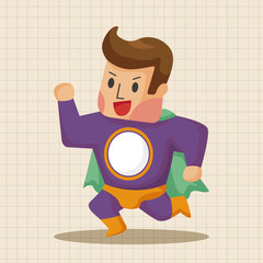 superman theme elements