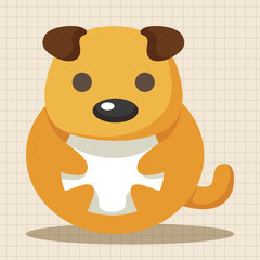 animal dog cartoon theme elements