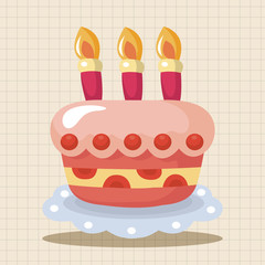 birthday decorating cake theme elements