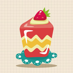 decorating cake theme elements