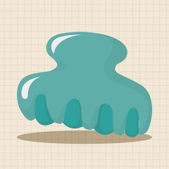 bathroom hairpin theme elements