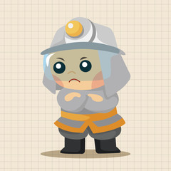 fireman theme elements