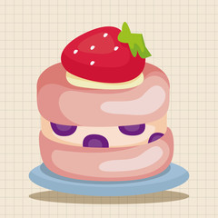 decorating cake theme elements